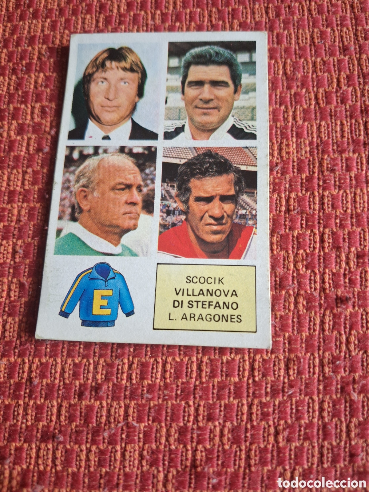 Cromos de f&uacute;tbol: Liga este 82 83 entrenadores scocik, villanova, di Stefano, aragon&eacute;s recuperado del &aacute;lbum ver fotos
