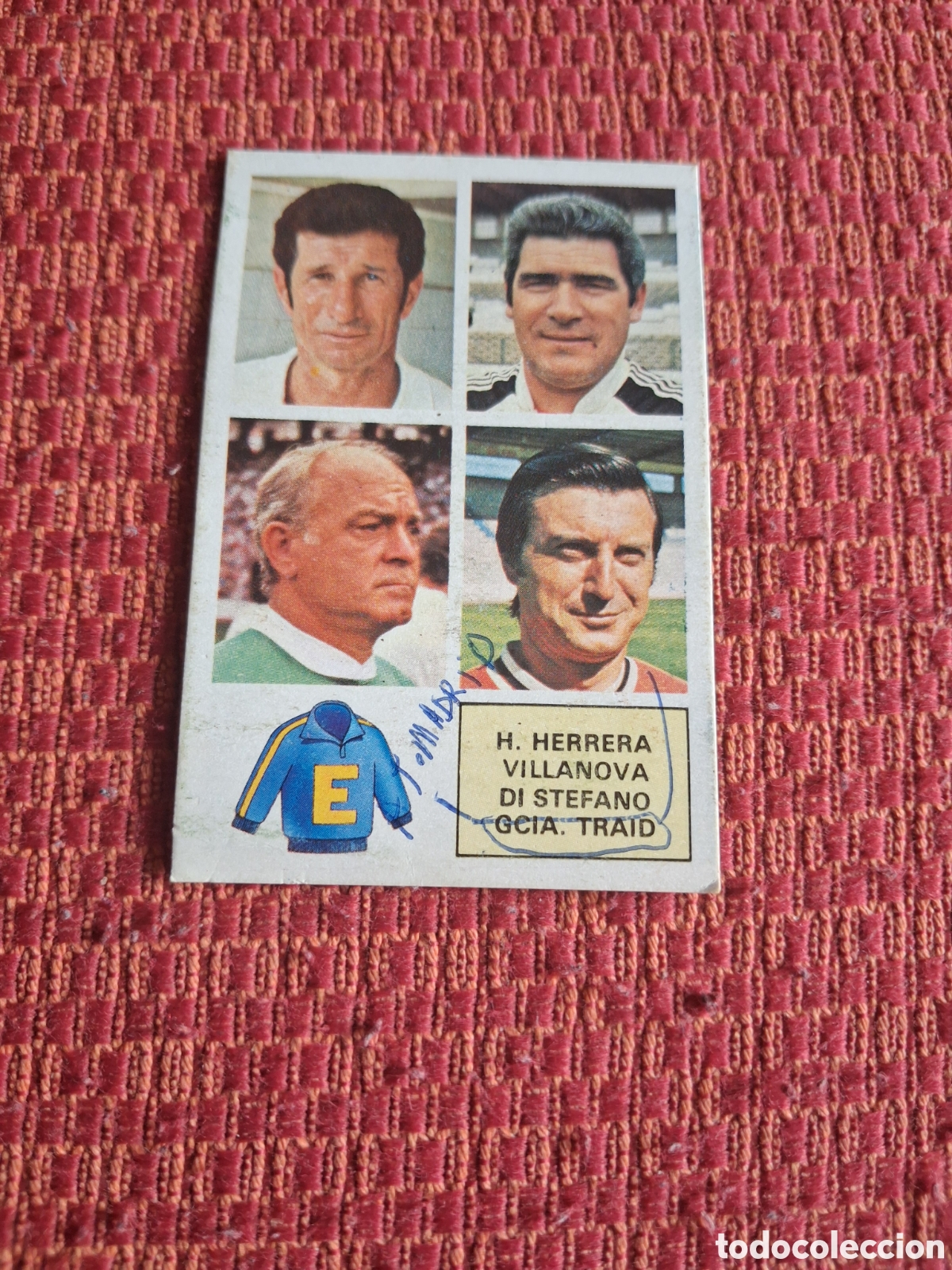 Cromos de f&uacute;tbol: Liga este 82 83 entrenadores herrera, villanova, di Stefano, aragon&eacute;s recuperado del &aacute;lbum ver fotos