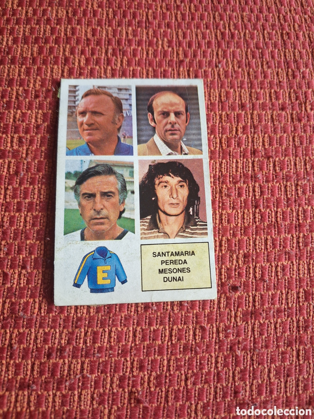 Cromos de f&uacute;tbol: Liga este 82 83 entrenadores santamaria, pereda, mesones, dunai recuperado del &aacute;lbum ver fotos
