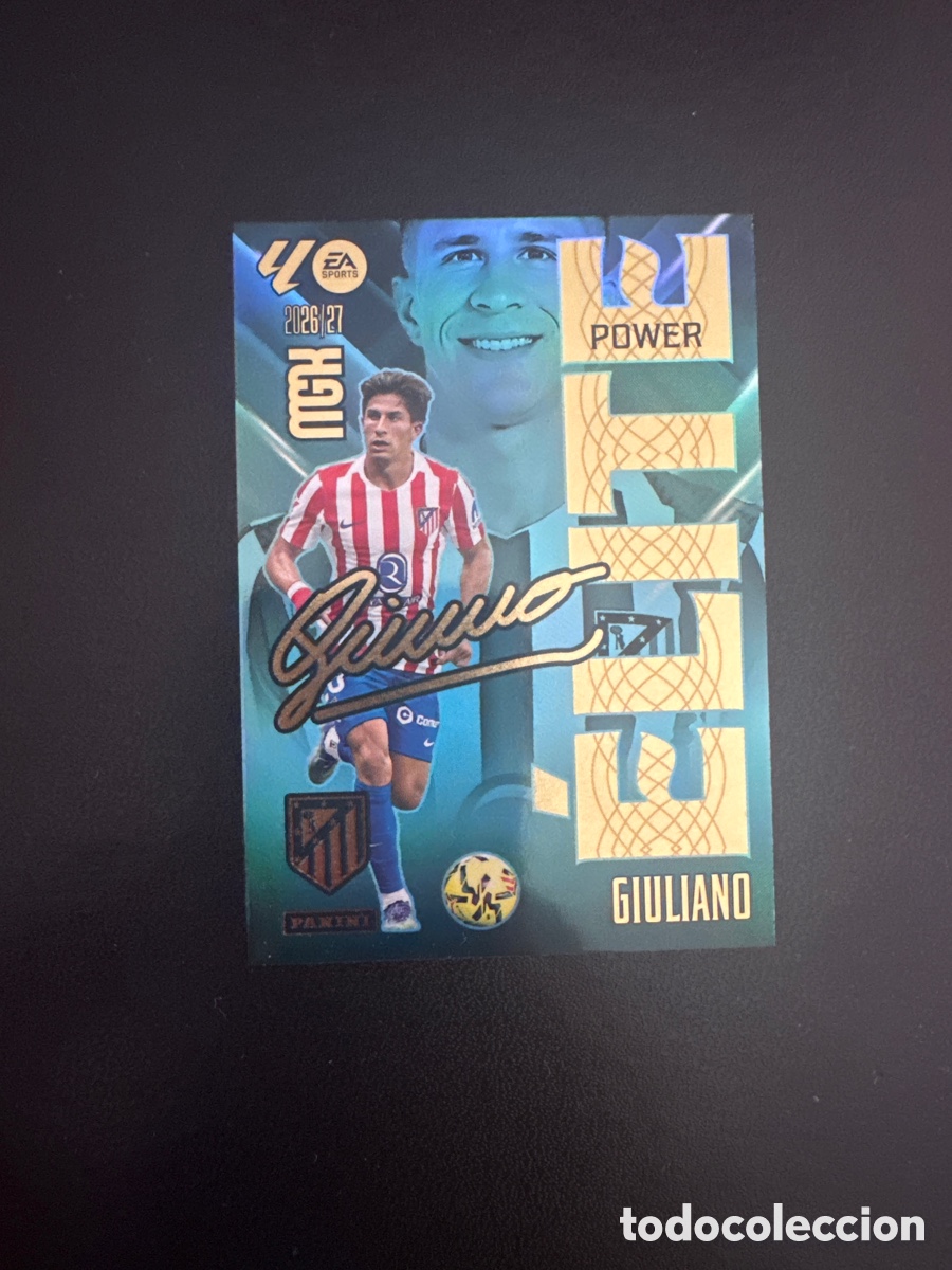 Cromos de f&uacute;tbol: GIULIANO ELITE POWER N&Uacute;MERO 7P MEGACRACKS 2026 2027