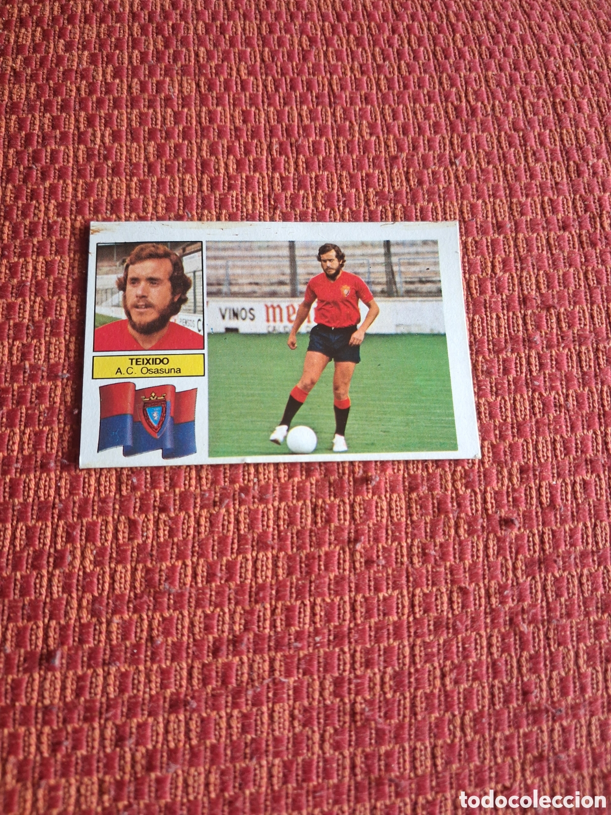 Cromos de f&uacute;tbol: Liga este 82 83 teixido coloca del osasuna recuperado del &aacute;lbum ver fotos