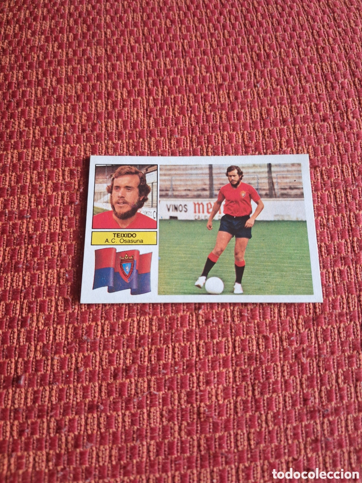 Cromos de f&uacute;tbol: Liga este 82 83 teixido coloca del osasuna recuperado del &aacute;lbum ver fotos