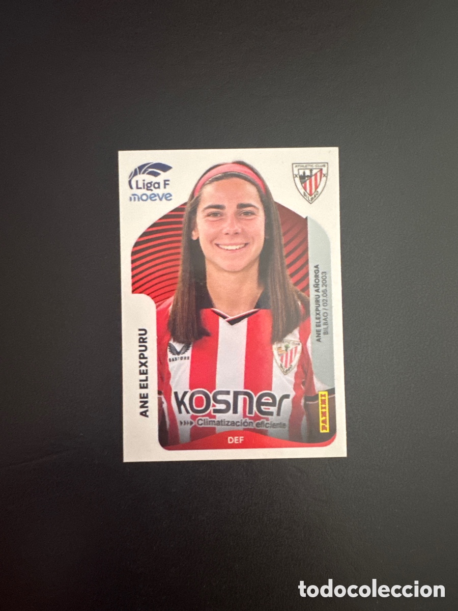 Cromos de f&uacute;tbol: ANE ELEXPURU ATHLETIC DE BILBAO NUMERO 26 LIGA F 2025 2026