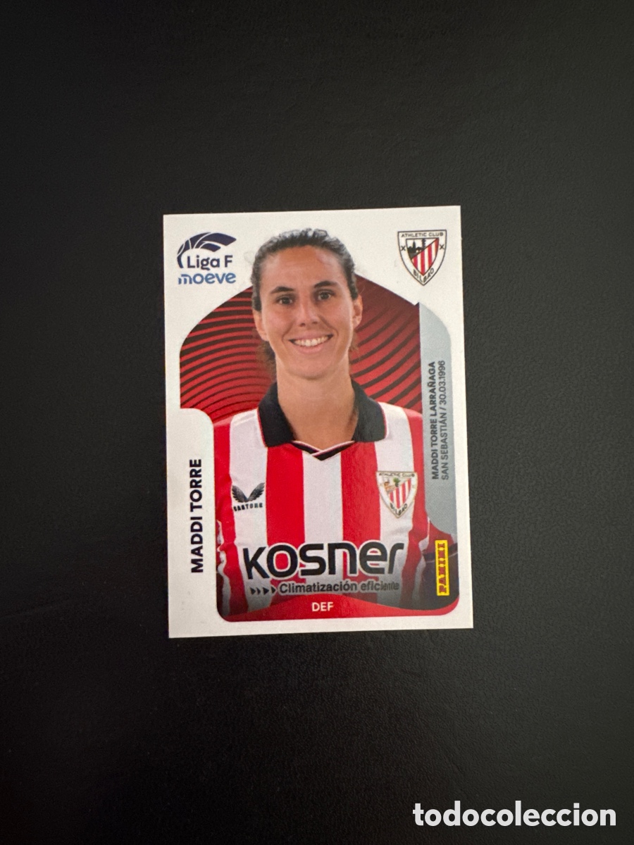 Cromos de f&uacute;tbol: MADDI TORRE ATHLETIC DE BILBAO NUMERO 27 LIGA F 2025 2026