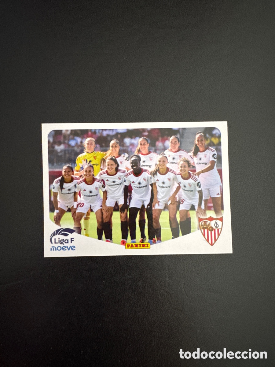 Cromos de f&uacute;tbol: ALINEACI&Oacute;N SEVILLA NUMERO 303 LIGA F 2025 2026