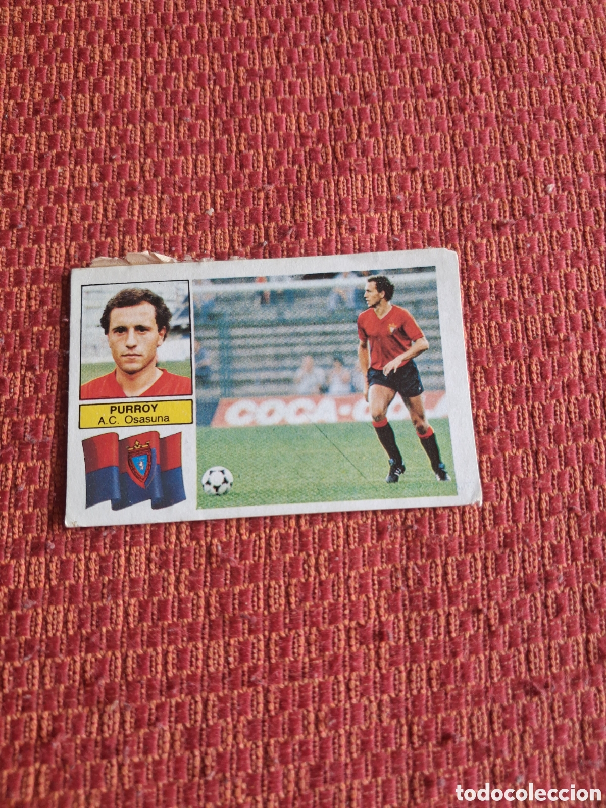 Cromos de f&uacute;tbol: Liga este 82 83 purroy fichaje N 28 bis del osasuna recuperado del &aacute;lbum ver fotos