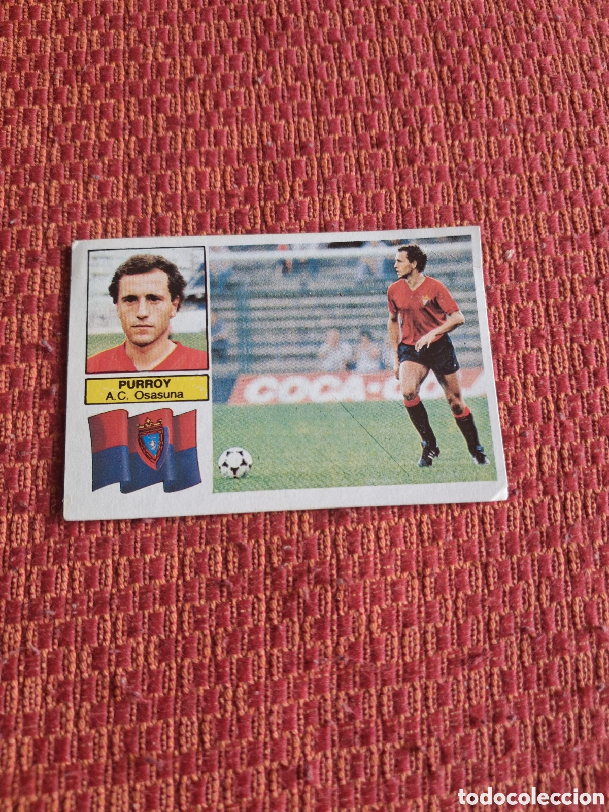 Cromos de f&uacute;tbol: Liga este 82 83 purroy fichaje N 28 bis del osasuna recuperado del &aacute;lbum ver fotos