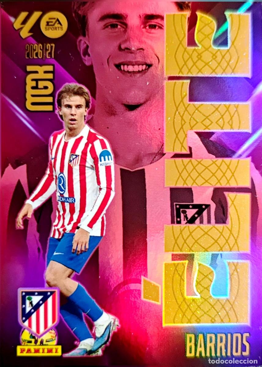 Cromos de f&uacute;tbol: 1 Pablo Barrios - Atletico de Madrid - ELITE - PANINI Megacracks MGK 2026 2027 26 27