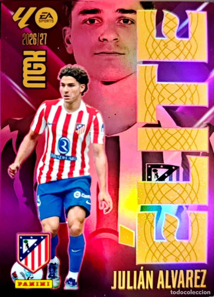 Cromos de f&uacute;tbol: 8 Julian Alvarez - Atletico de Madrid - ELITE - PANINI Megacracks MGK 2026 2027 26 27