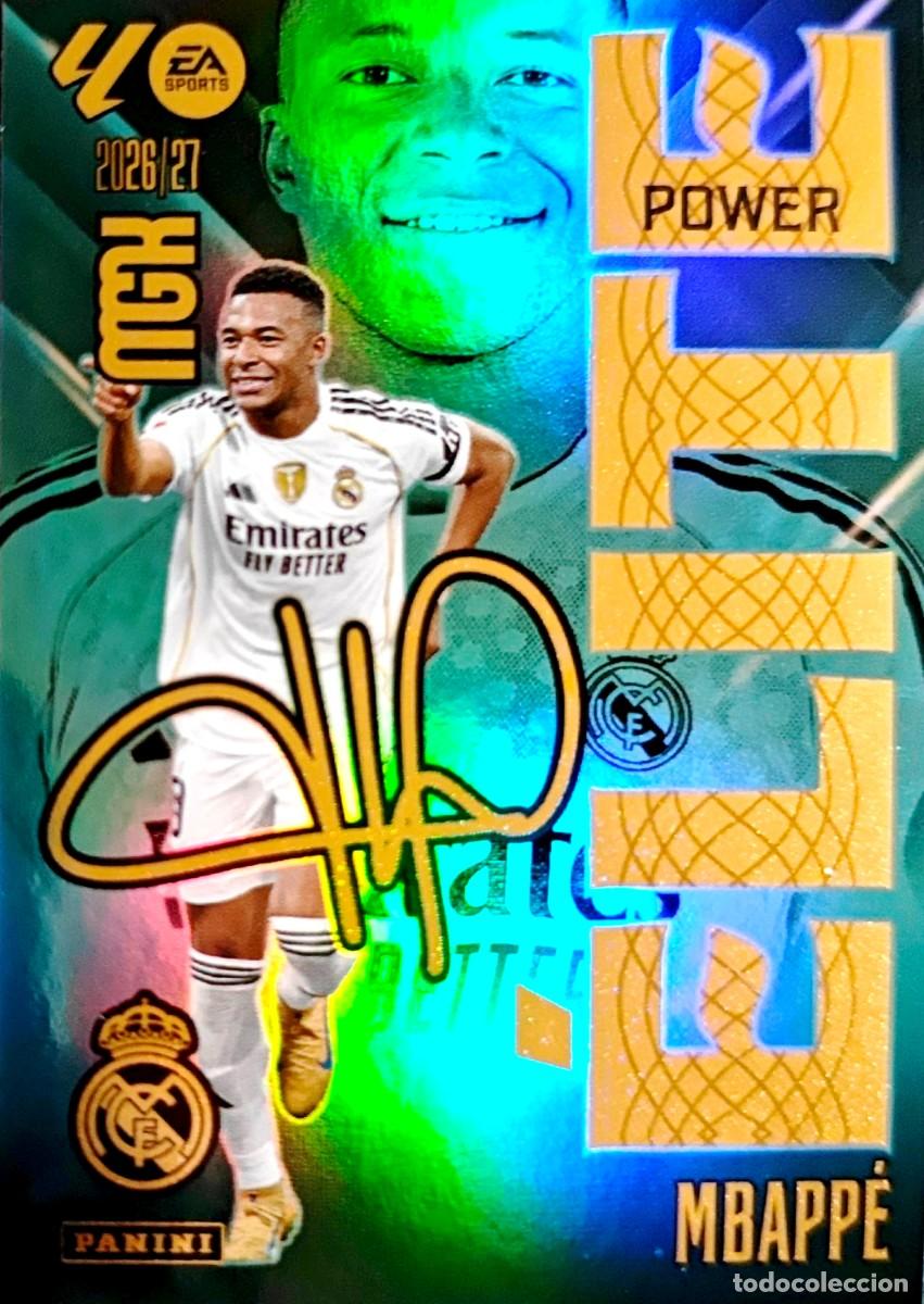 Cromos de f&uacute;tbol: 10 P 10P Kylian Mbappe - Real Madrid - ELITE POWER - PANINI Megacracks MGK 2026 2027 26 27