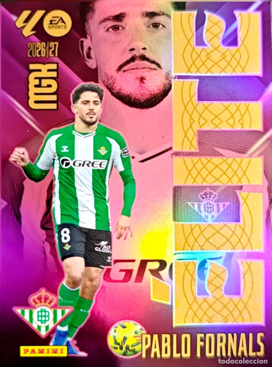 Cromos de f&uacute;tbol: 14 Pablo Fornals - Real Betis - ELITE - PANINI Megacracks MGK 2026 2027 26 27