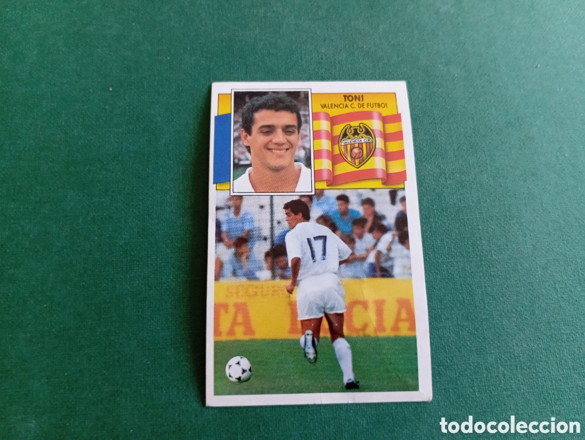 Cromos de f&uacute;tbol: Liga Este 1990 1991 90 91 VALENCIA CF TONI NUNCA PEGADO