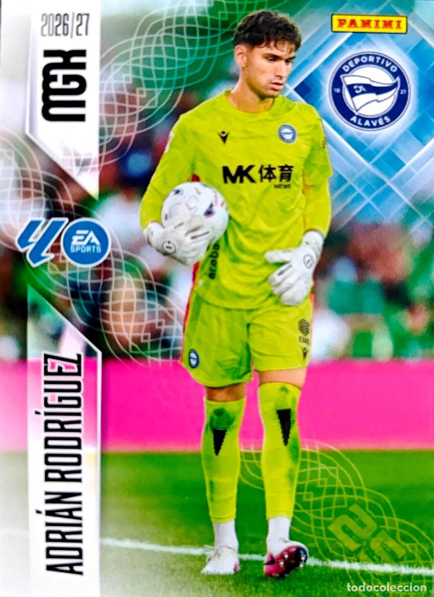 Cromos de f&uacute;tbol: 21 Adrian Rodriguez - Deportivo Alaves - PANINI Megacracks MGK 2026 2027 26 27