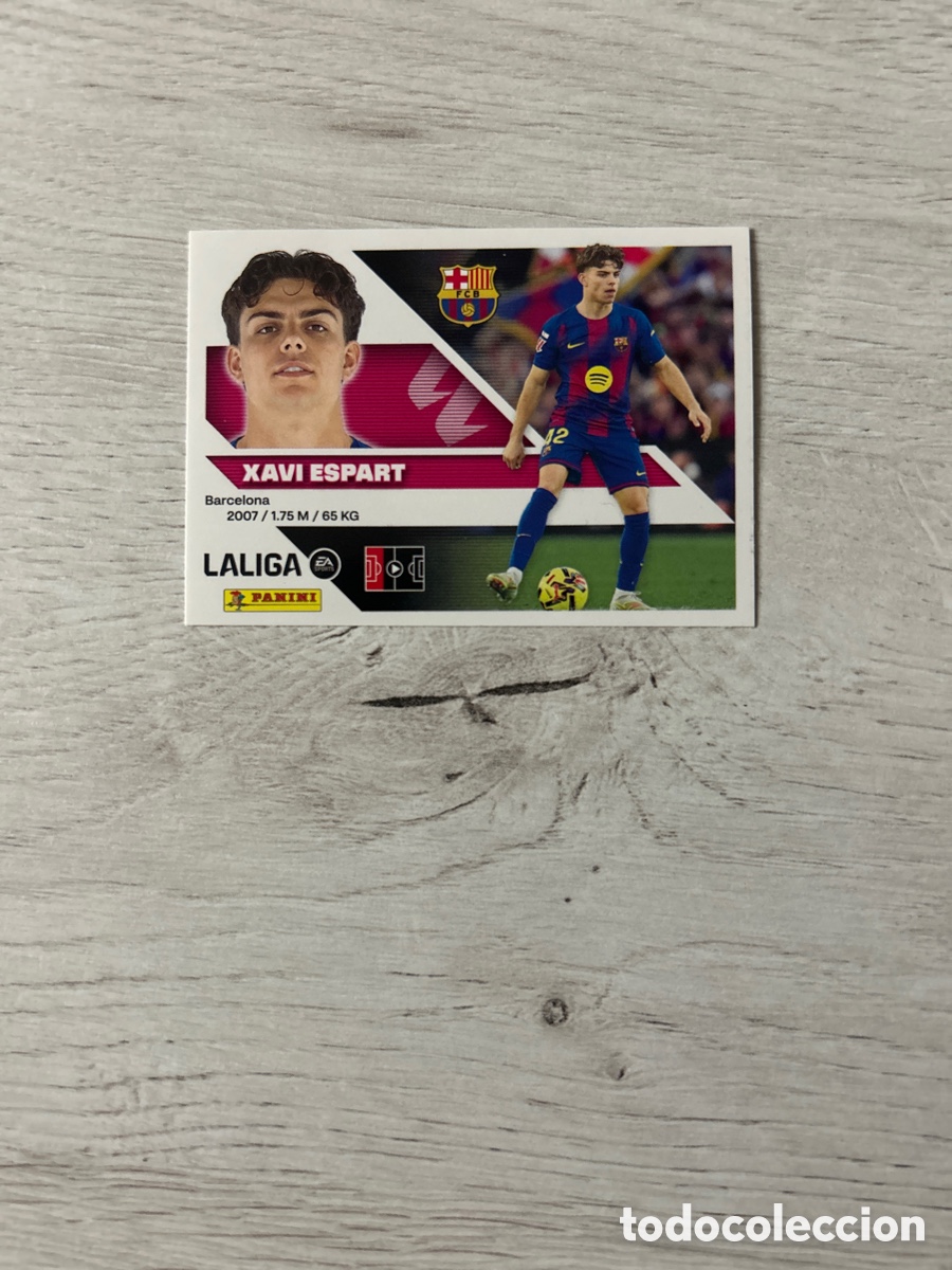 Cromos de f&uacute;tbol: Xavi Espart 10bis 10 Bis COLOCA Barcelona Cuarta 4 Edici&oacute;n Liga Este 2026/27 26-27 Panini