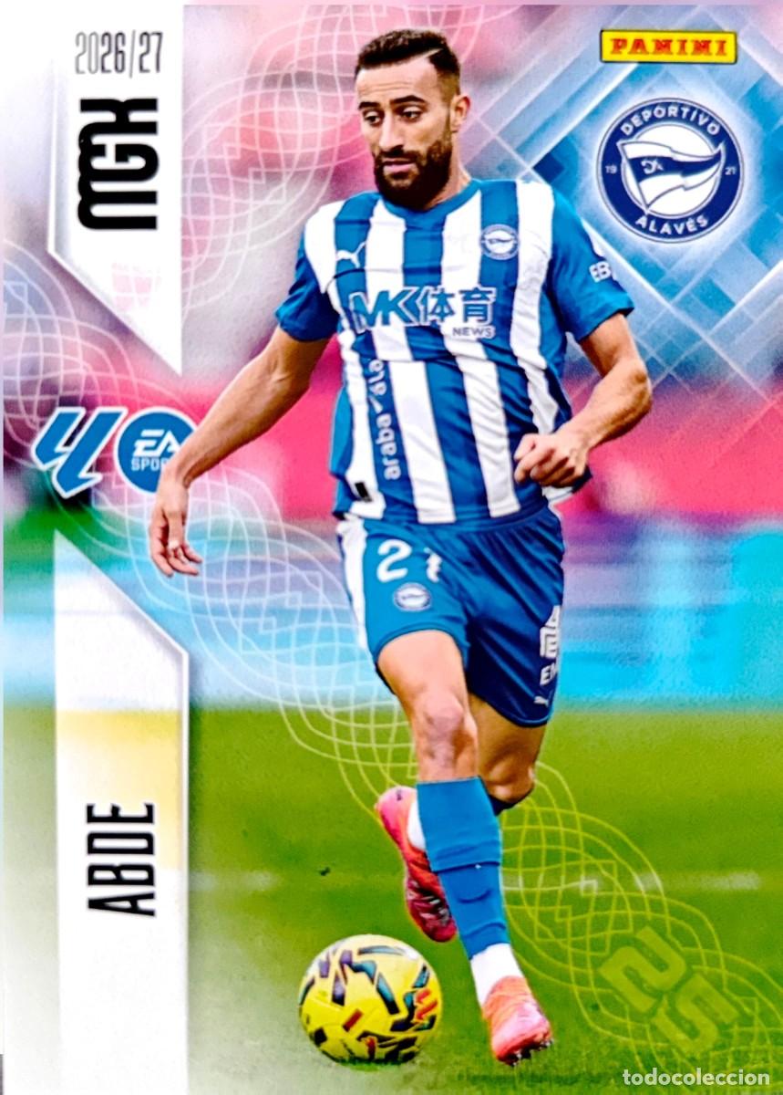Cromos de f&uacute;tbol: 34 Abde - Deportivo Alaves - PANINI Megacracks MGK 2026 2027 26 27