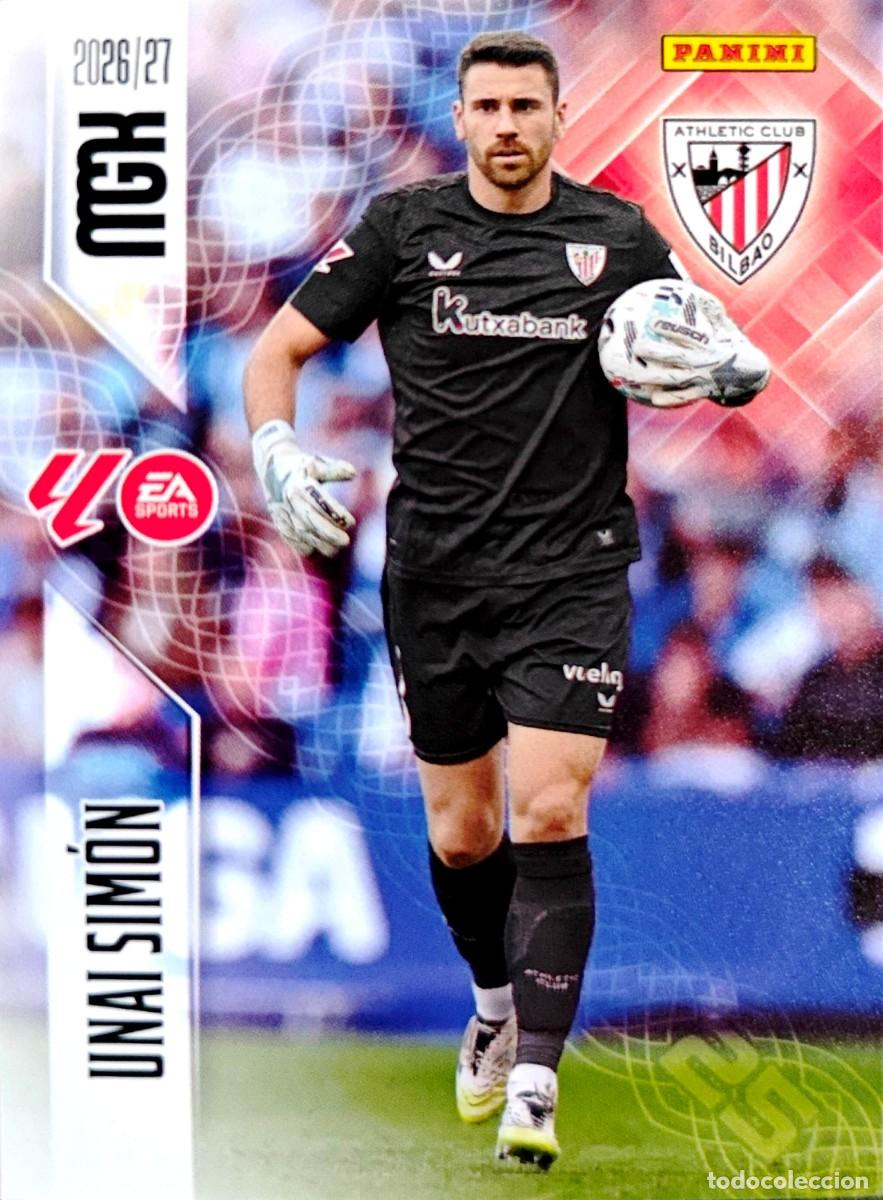 Cromos de f&uacute;tbol: 38 Unai Simon - Athletic Club Bilbao - PANINI Megacracks MGK 2026 2027 26 27