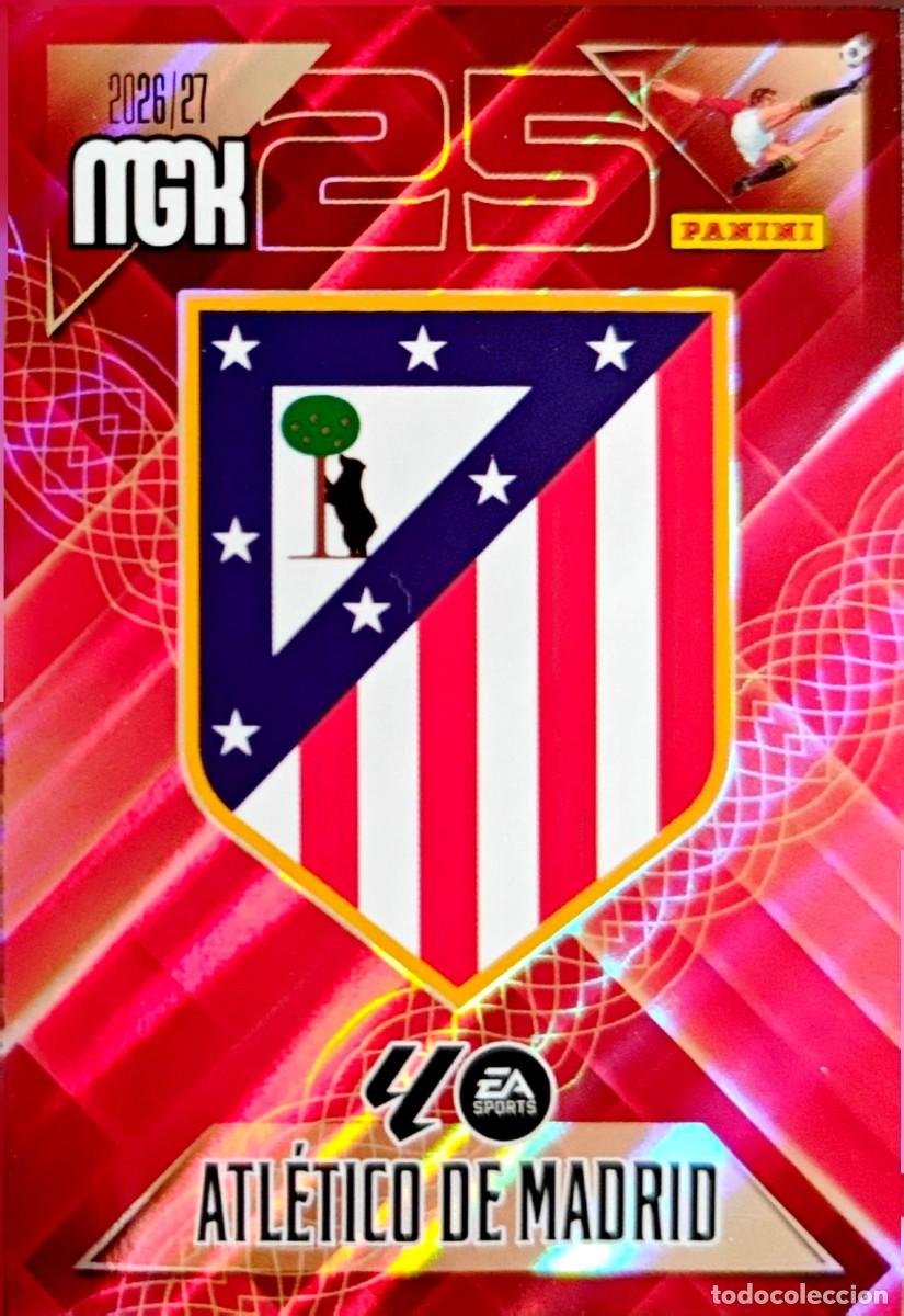 Cromos de f&uacute;tbol: 55 Escudo - Atletico Madrid - PANINI Megacracks MGK 2026 2027 26 27