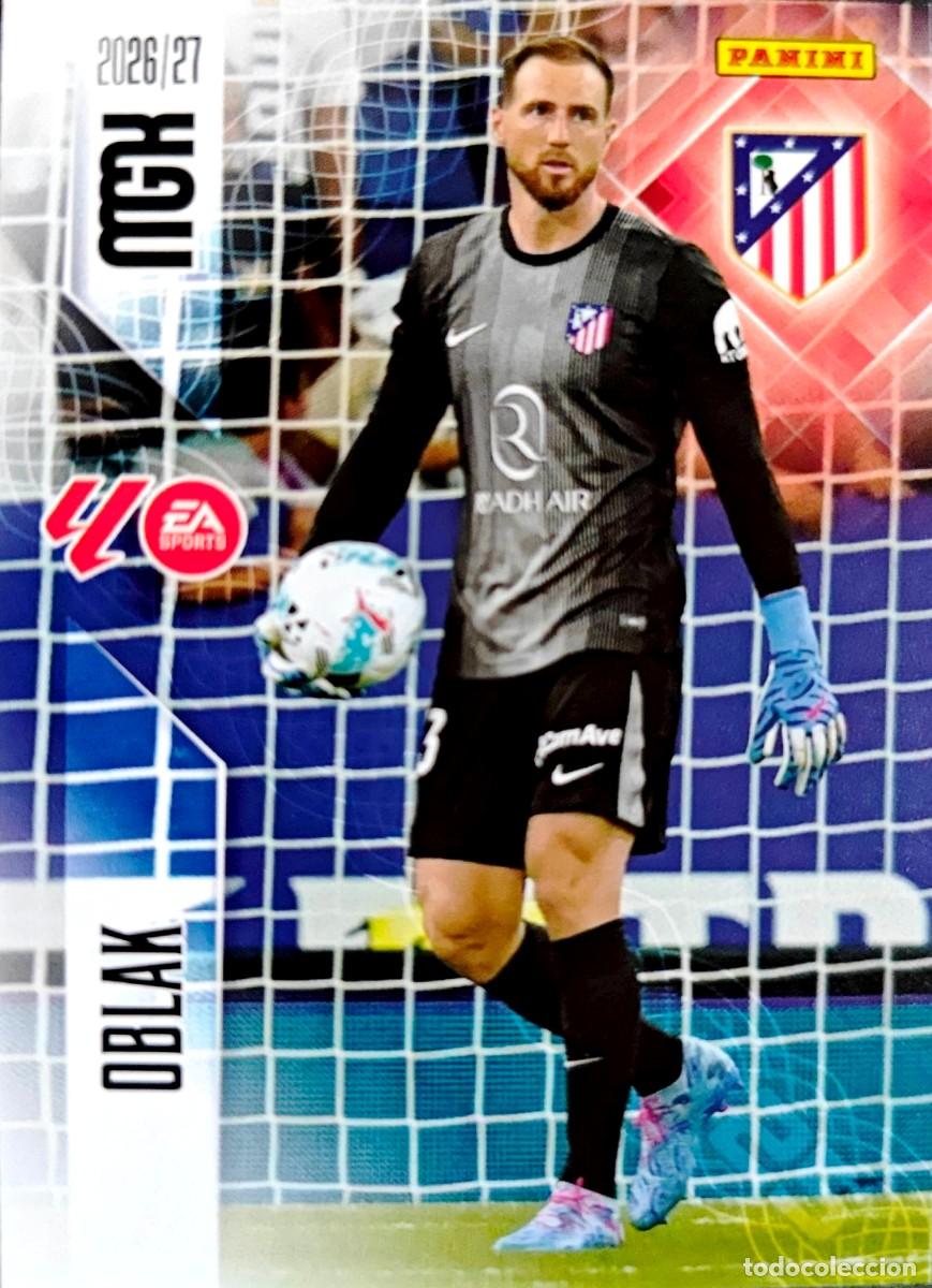 Cromos de f&uacute;tbol: 56 Jan Oblak - Atletico Madrid - PANINI Megacracks MGK 2026 2027 26 27