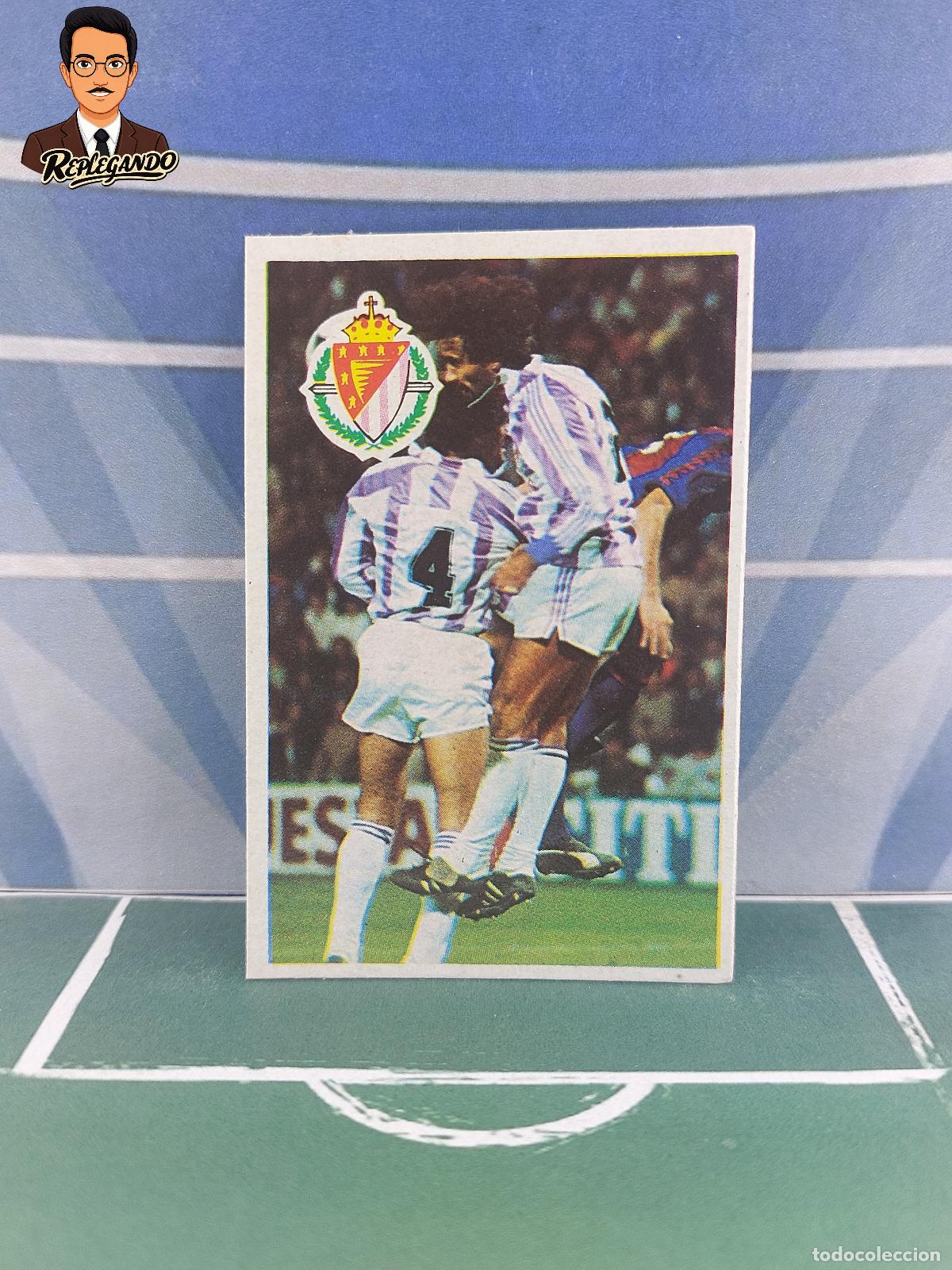 Figurine di Calcio: RICHARD (REAL VALLADOLID) CROMO ESPORT LIGA 1984 1985 COLECCI&Oacute;N MARADONA 84 85 FICHA (SIN PEGAR)