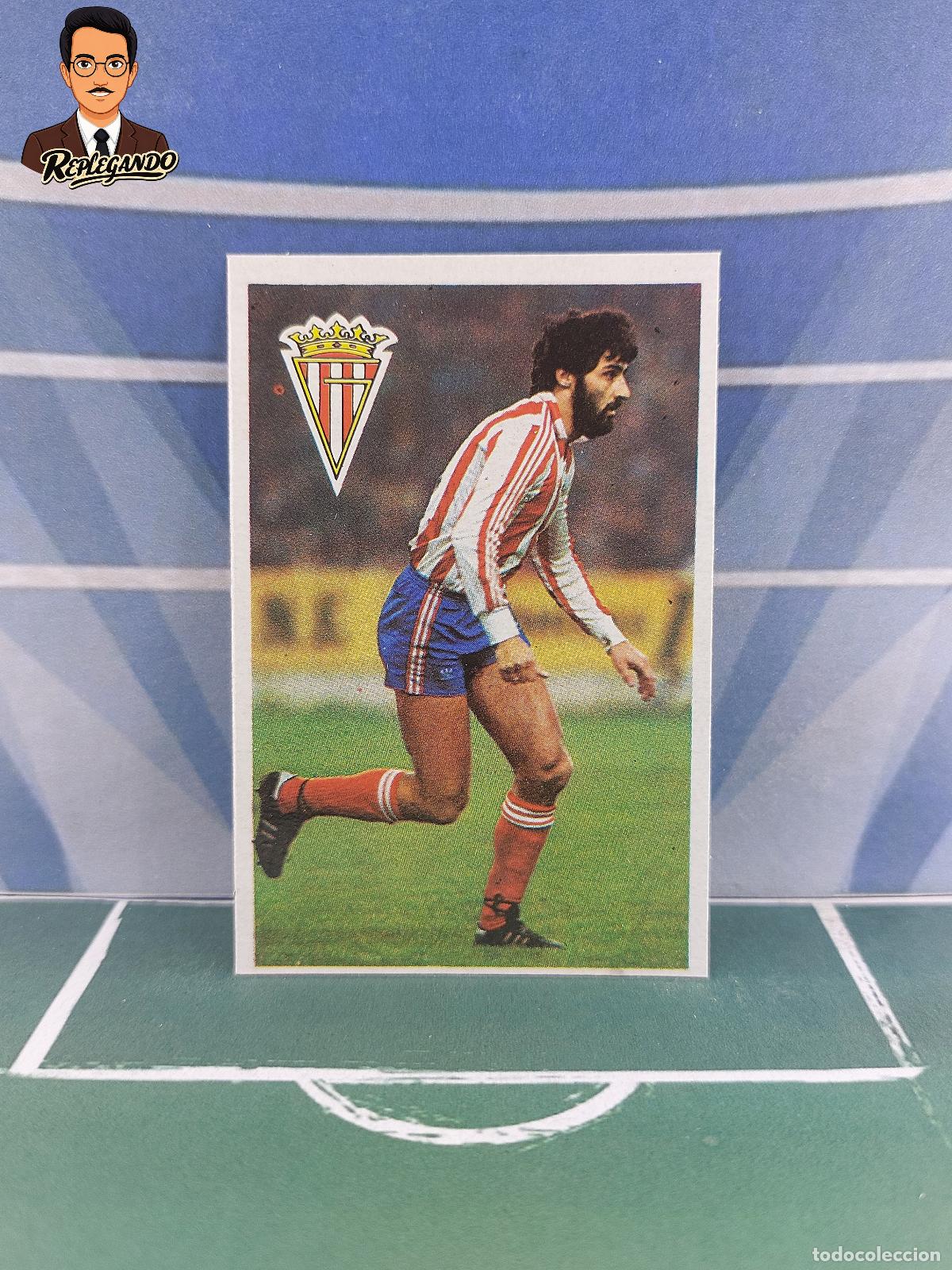 Football Stickers: JIM&Eacute;NEZ (SPORTING GIJ&Oacute;N) CROMO ESPORT LIGA 1984 1985 COLECCI&Oacute;N MARADONA 84 85 FICHA CARD (SIN PEGAR)