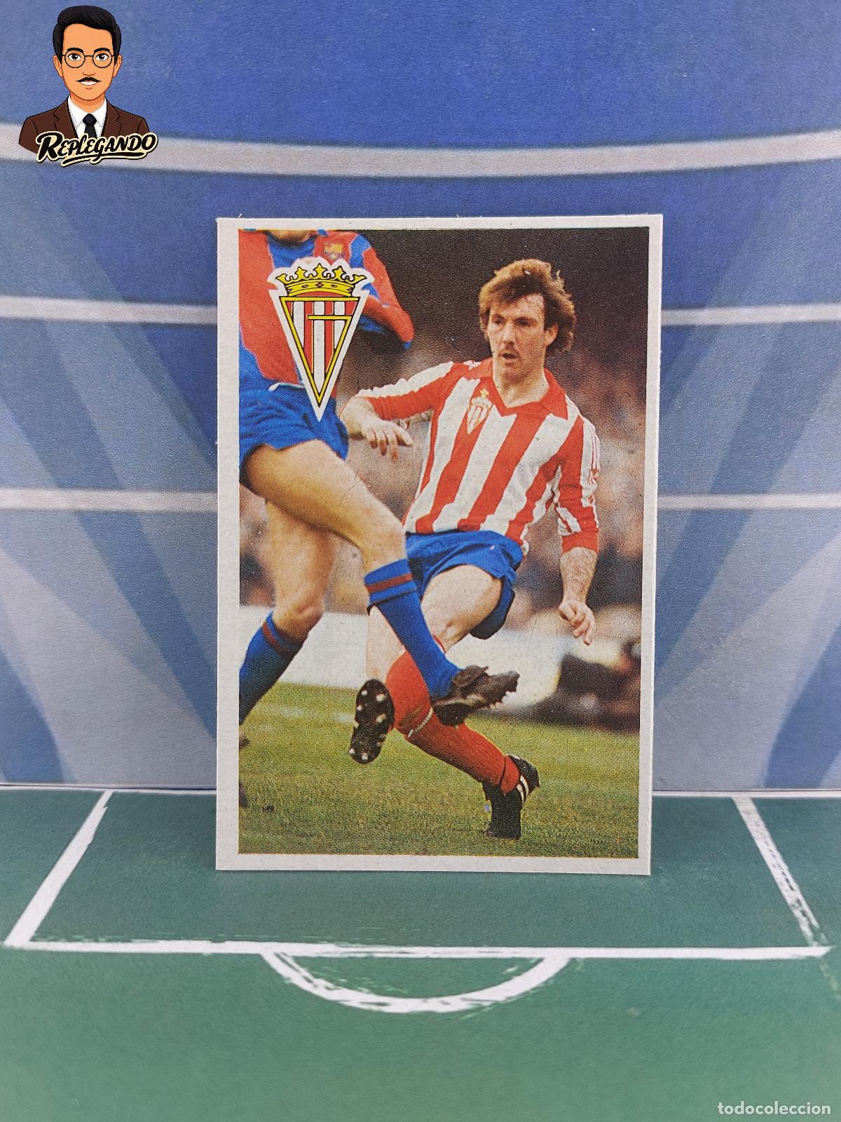 Football Stickers: CUNDI (SPORTING GIJ&Oacute;N) CROMO ESPORT LIGA 1984 1985 COLECCI&Oacute;N MARADONA 84 85 FICHA CARD (SIN PEGAR)