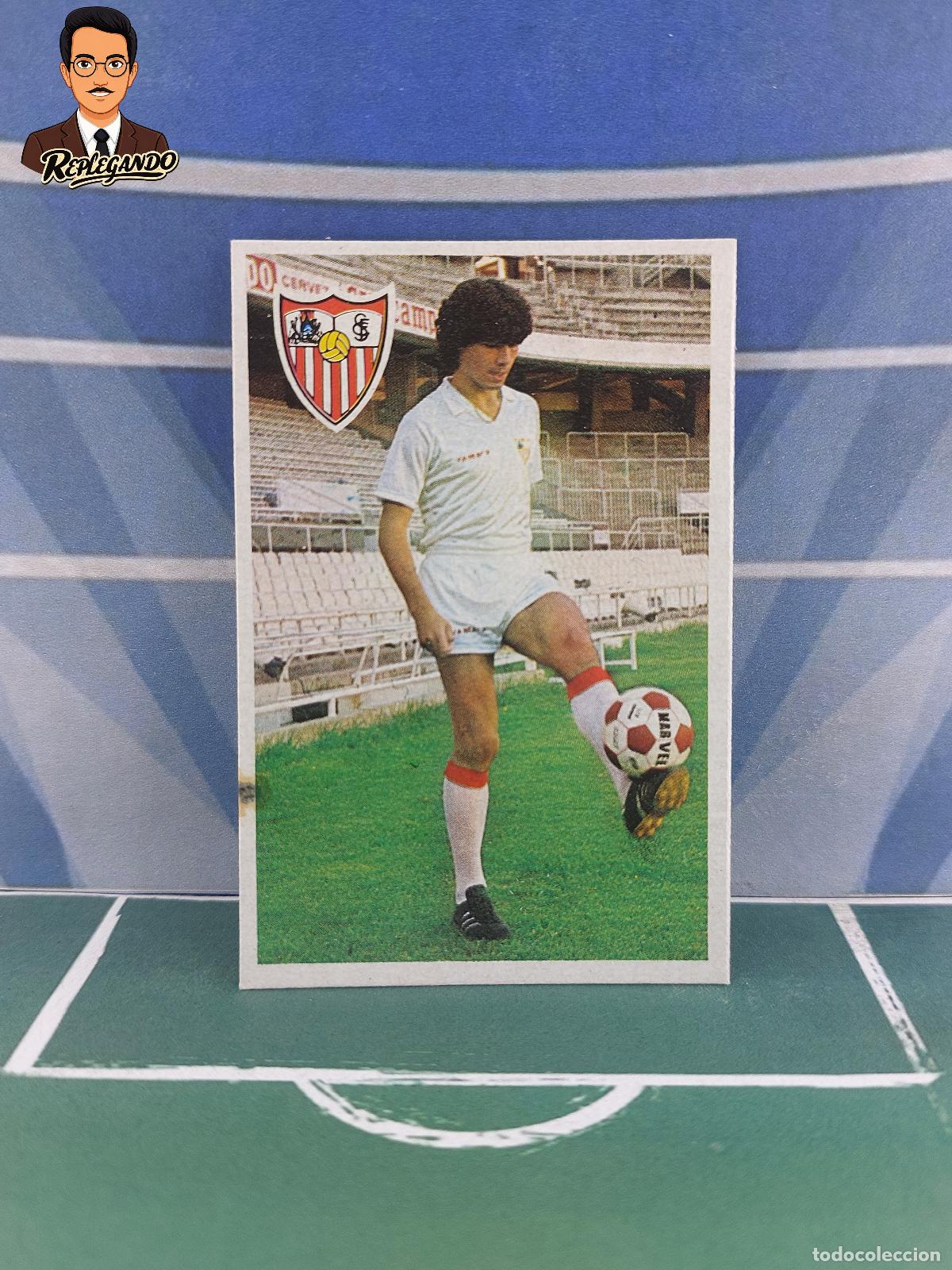 Football Stickers: CHOYA (SEVILLA) CROMO ESPORT LIGA 1984 1985 COLECCI&Oacute;N MARADONA 84 85 FICHA CARD TARJETA (SIN PEGAR)