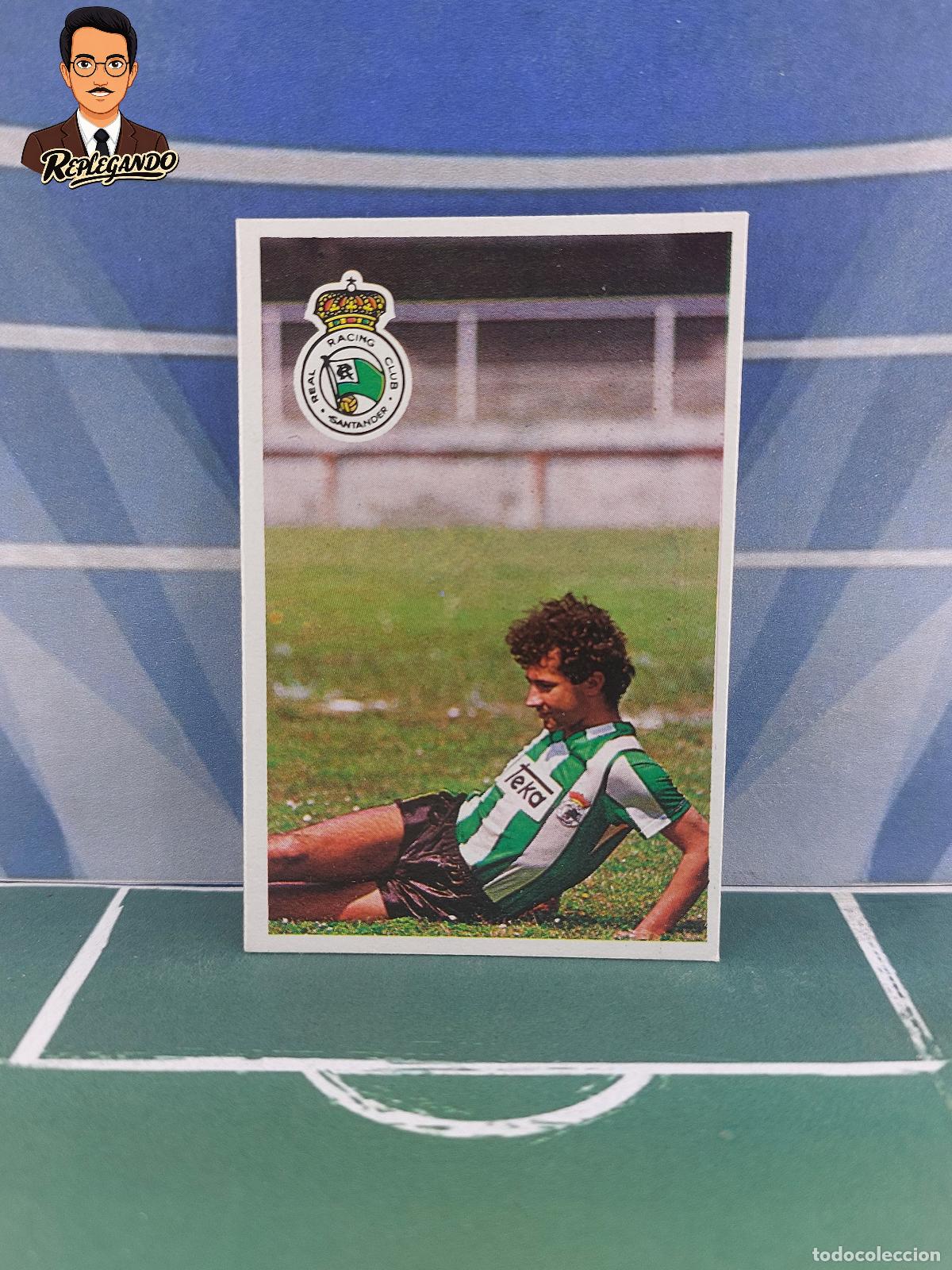 Football Stickers: VILLITA (RACING SANTANDER) CROMO ESPORT LIGA 1984 1985 COLECCI&Oacute;N MARADONA 84 85 FICHA (SIN PEGAR)