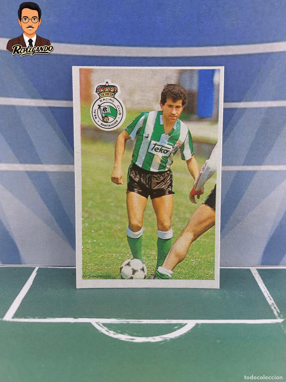 Football Stickers: PIRU (RACING SANTANDER) CROMO ESPORT LIGA 1984 1985 COLECCI&Oacute;N MARADONA 84 85 FICHA CARD (SIN PEGAR)