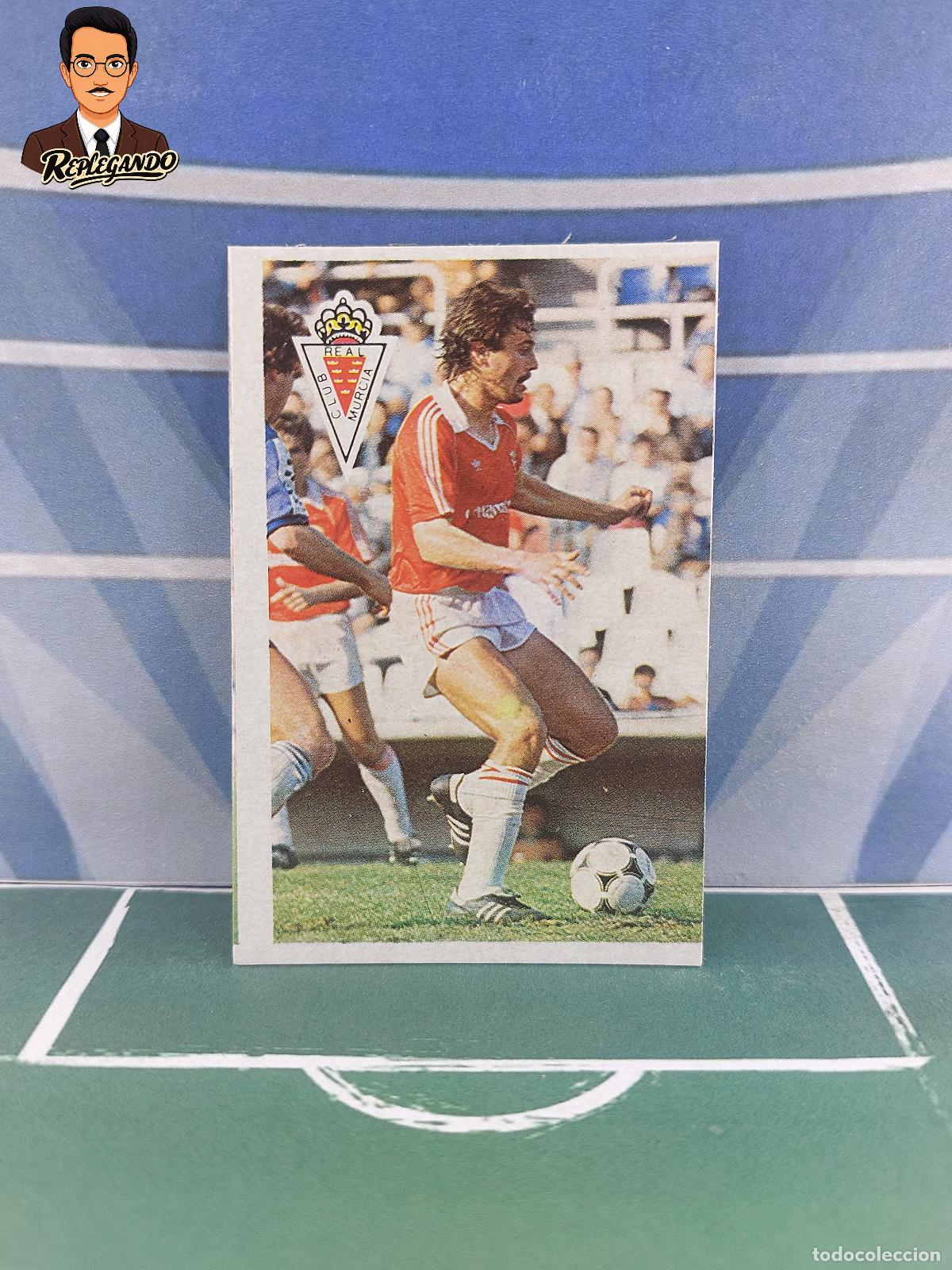 Figurine di Calcio: ALBADALEJO (REAL MURCIA) CROMO ESPORT LIGA 1984 1985 COLECCI&Oacute;N MARADONA 84 85 FICHA CARD (SIN PEGAR)