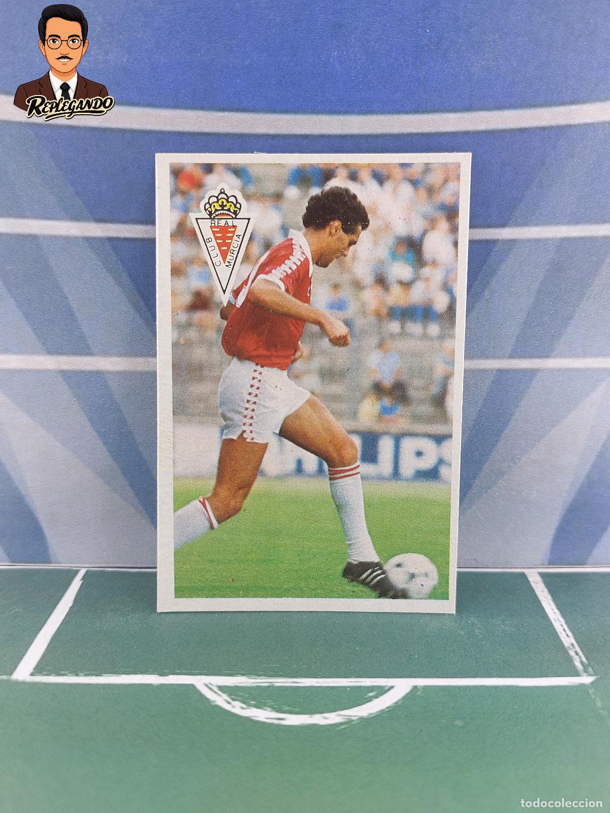 Figurine di Calcio: HUSILLOS (REAL MURCIA) CROMO ESPORT LIGA 1984 1985 COLECCI&Oacute;N MARADONA 84 85 FICHA CARD (SIN PEGAR)