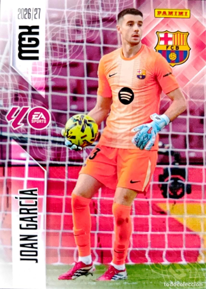 Cromos de f&uacute;tbol: 74 Joan Garcia - FC Barcelona - PANINI Megacracks MGK 2026 2027 26 27