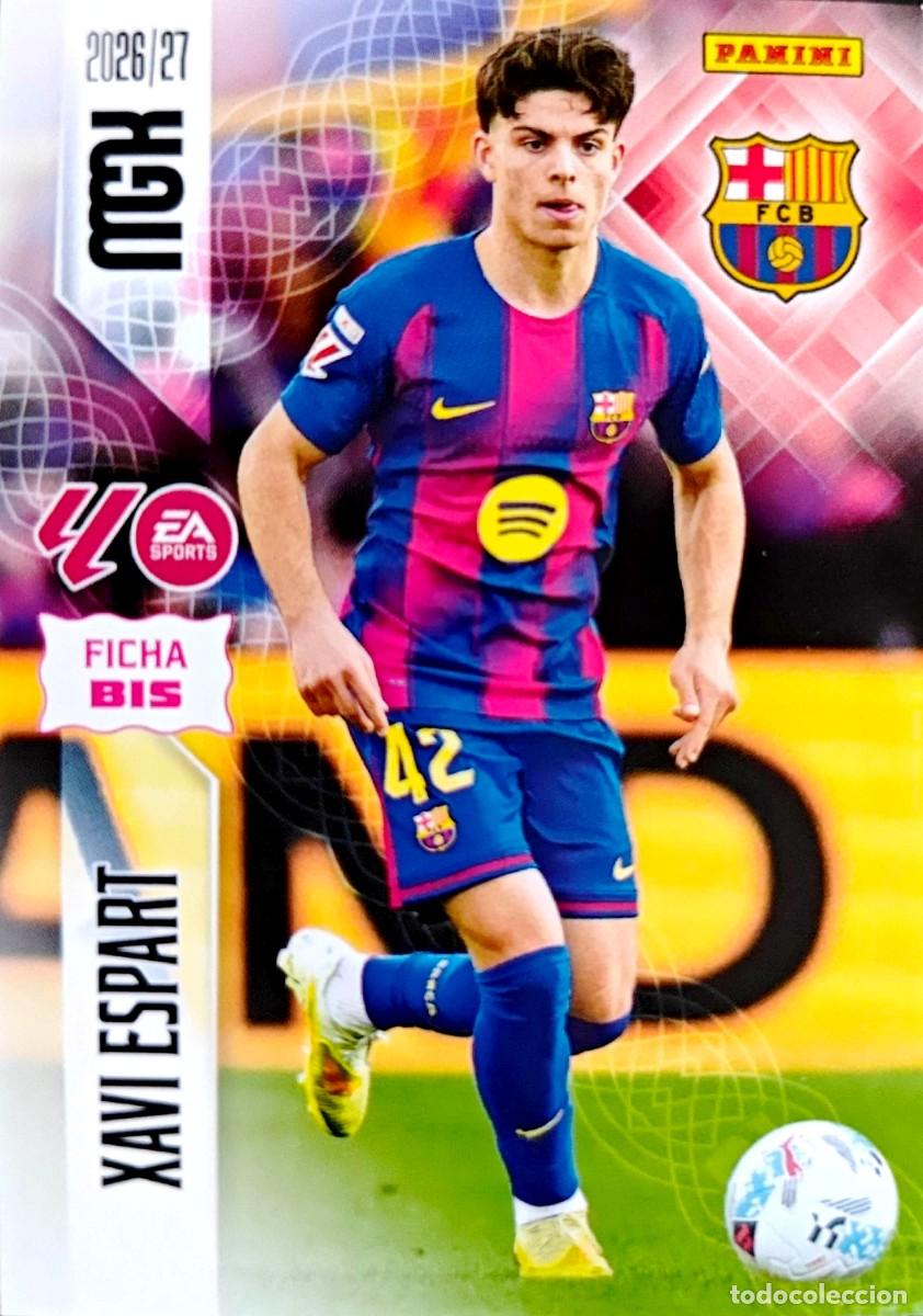 Cartes &agrave; collectionner de Football: 76 Bis Xavi Espart - FC Barcelona - PANINI Megacracks MGK 2026 2027 26 27