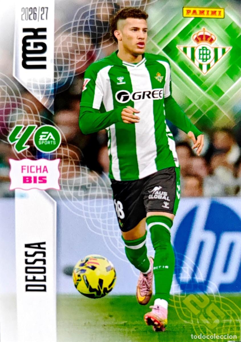 Cromos de f&uacute;tbol: 100 Bis Nelson Deossa - Real Betis - PANINI Megacracks MGK 2026 2027 26 27