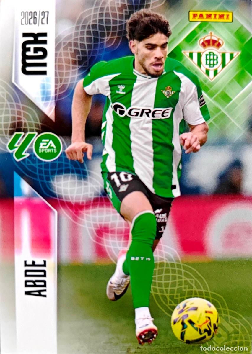 Cromos de f&uacute;tbol: 108 Abde - Real Betis - PANINI Megacracks MGK 2026 2027 26 27