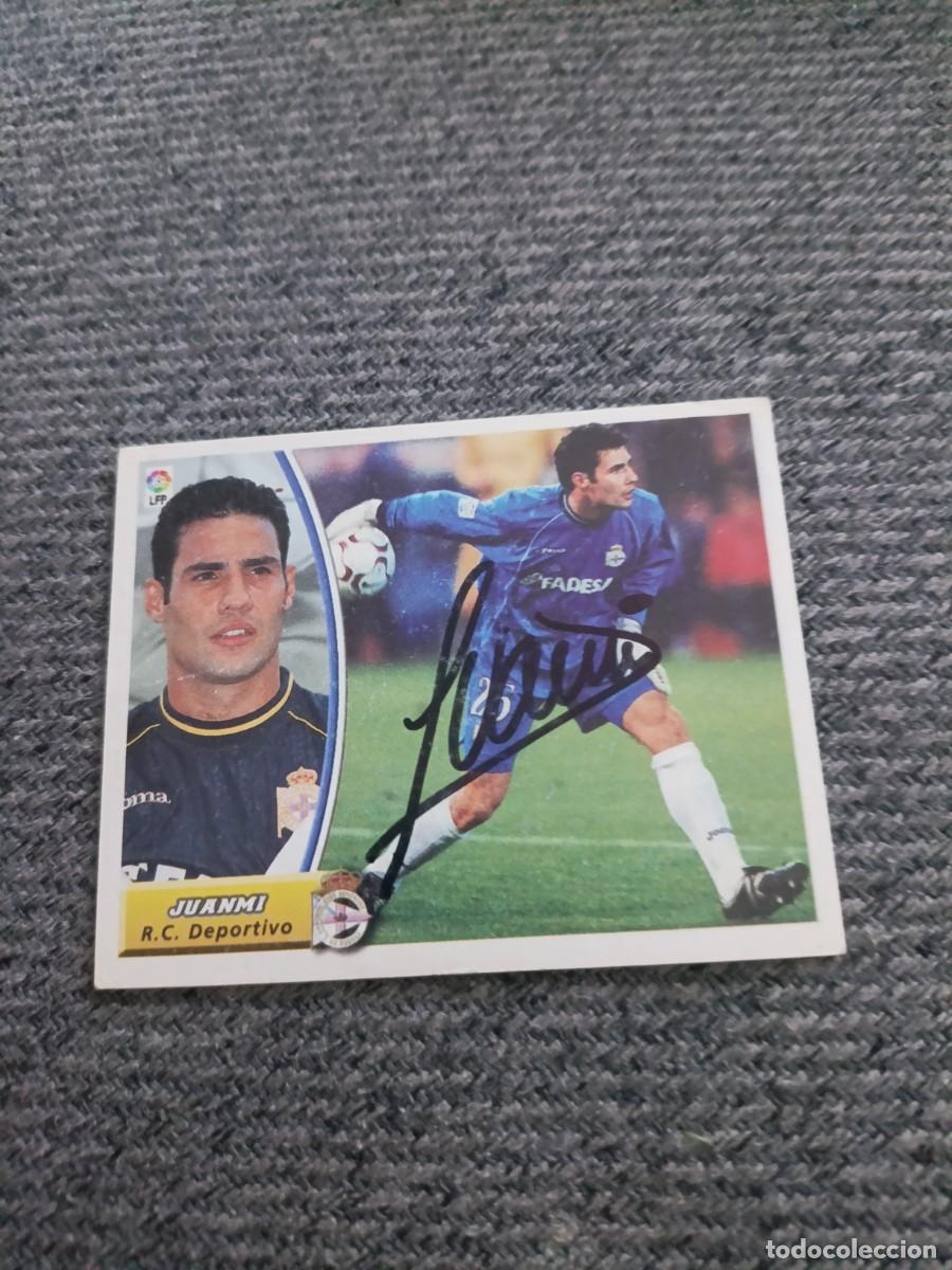 Cromos de f&uacute;tbol: Auto original de Juanmi Deportivo de la Coru&ntilde;a