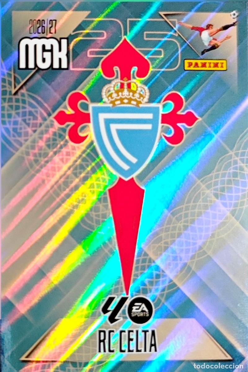 Cromos de f&uacute;tbol: 109 Escudo - RC Celta de Vigo - PANINI Megacracks MGK 2026 2027 26 27