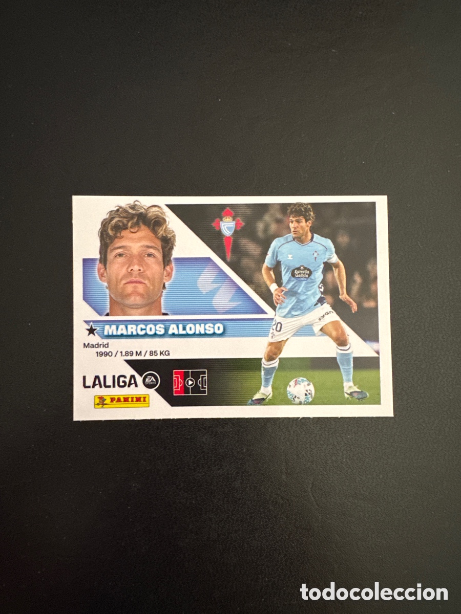 Cromos de f&uacute;tbol: MARCOS ALONSO CELTA DE VIGO NUMERO 9A LIGA ESTE 2026 2027