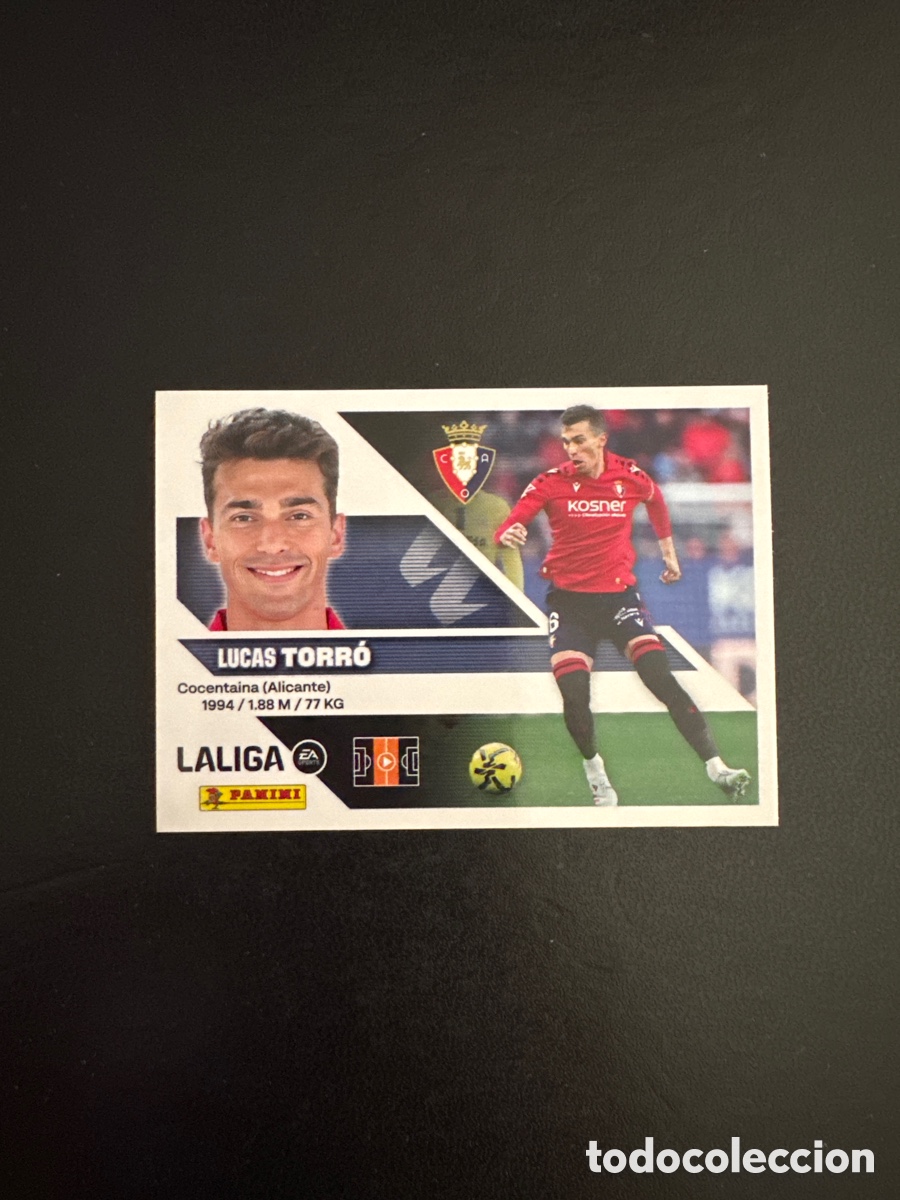 Cromos de f&uacute;tbol: LUCAS TORR&Oacute; OSASUNA N&Uacute;MERO 11 LIGA ESTE 2026 2027