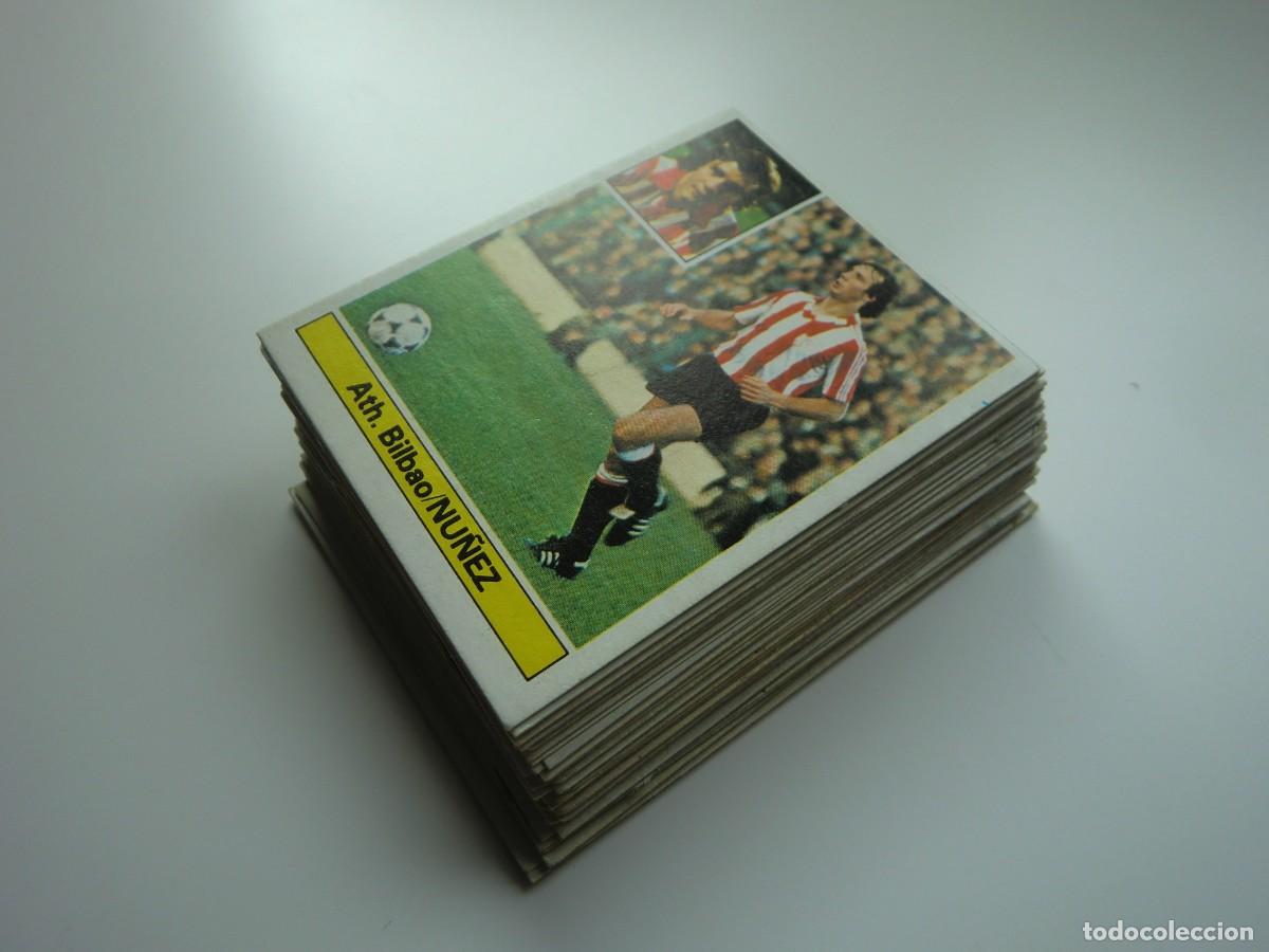 Cromos de f&uacute;tbol: Lote de 45 cromos de f&uacute;tbol LIGA ESTE 81-82 1981-1982. Ning&uacute;n repetido