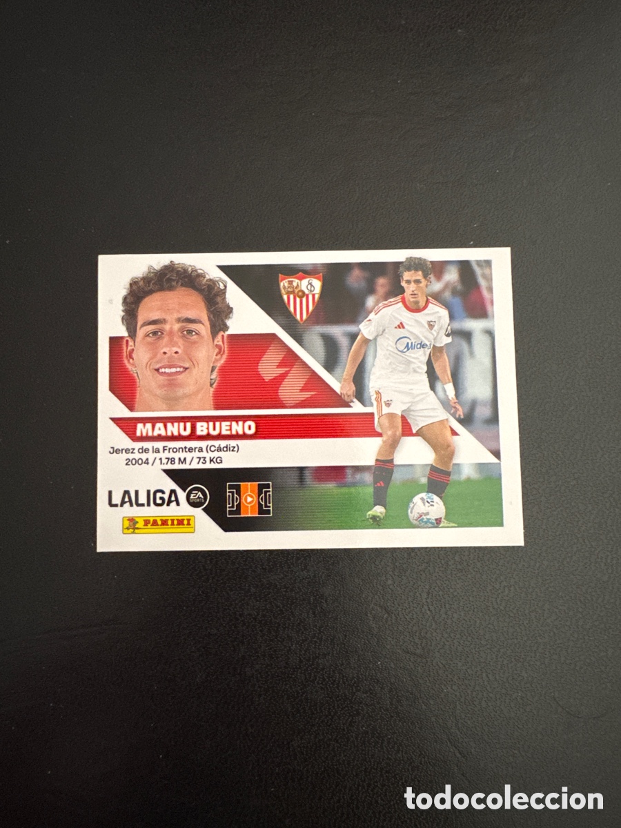 Cromos de f&uacute;tbol: MANU BUENO SEVILLA NUMERO 16 LIGA ESTE 2026 2027