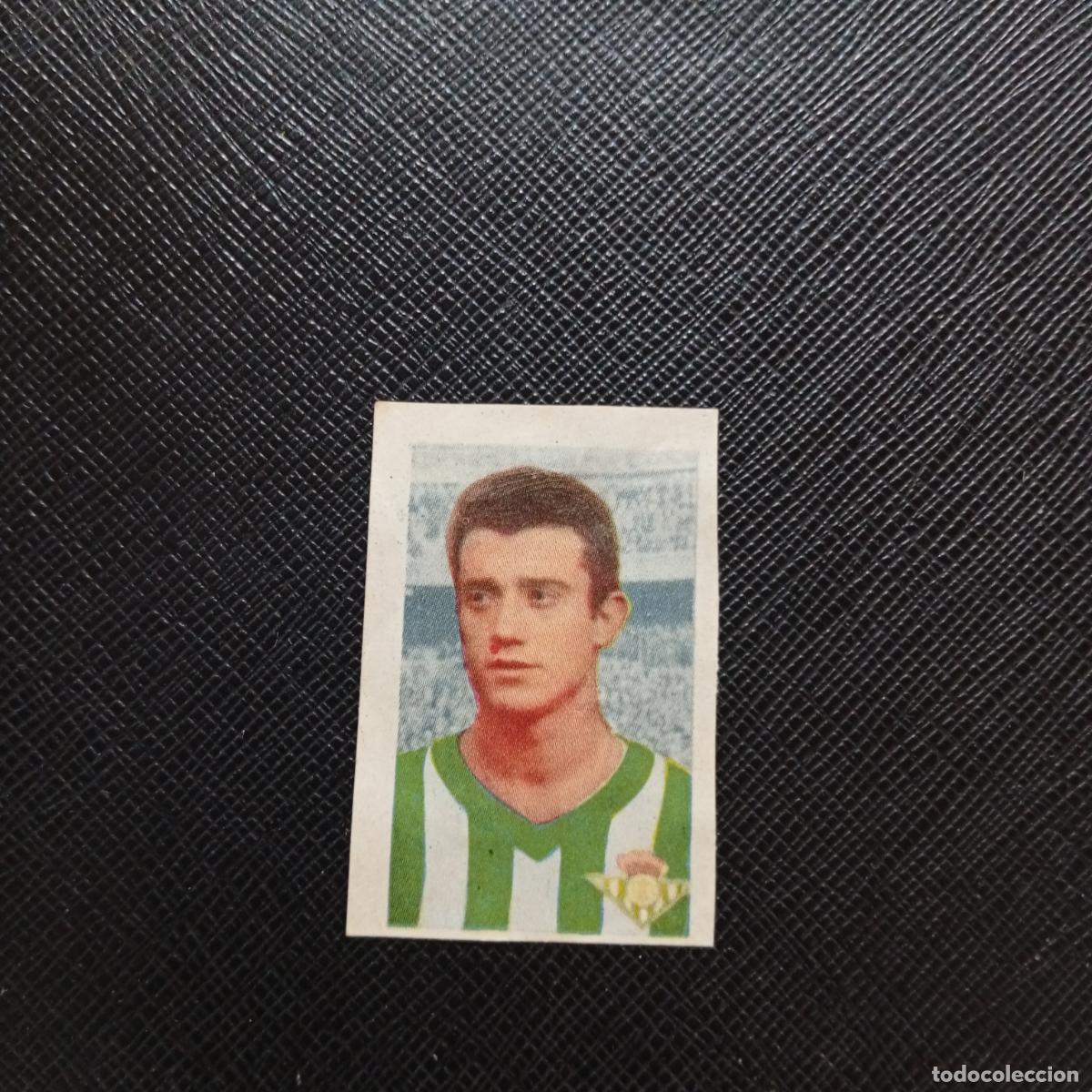 Cromos de f&uacute;tbol: 128 ISIDRO REAL BETIS RUIZ ROMERO CAMPEONATOS 1959 1960 59 60 - DESPEGADO - A56 PG532