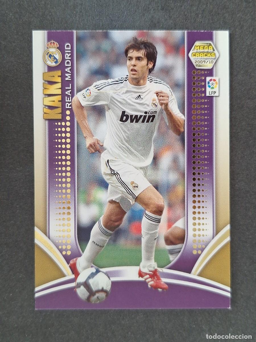 Cromos de f&uacute;tbol: L2 KAKA REAL MADRID SERIE ORO 140 PANINI MEGACRACKS 2009 2010 09 10