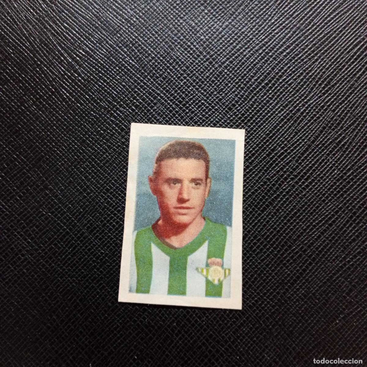 Cromos de f&uacute;tbol: 129 BOSCH REAL BETIS RUIZ ROMERO CAMPEONATOS 1959 1960 59 60 - DESPEGADO - A56 PG532