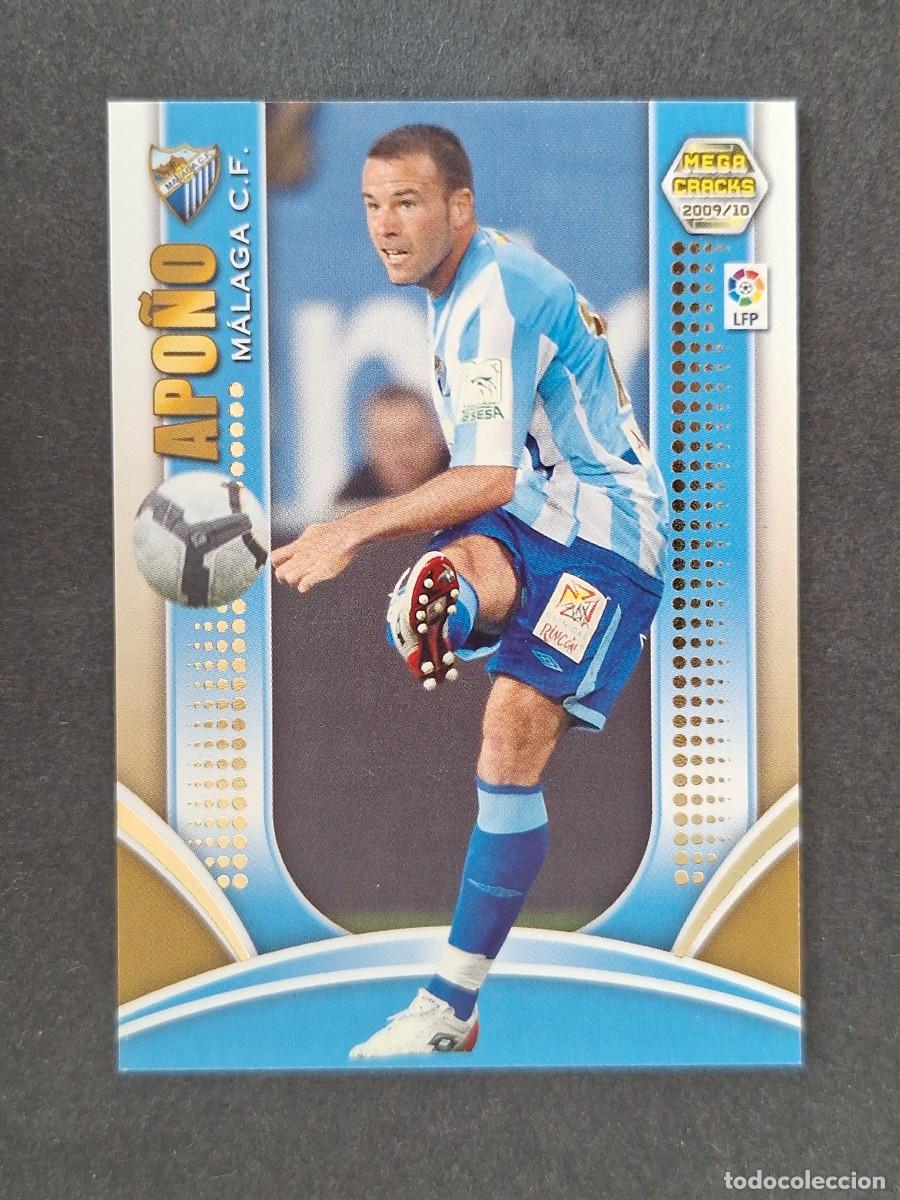 Cromos de f&uacute;tbol: L2 APO&Ntilde;O MALAGA C. F. SERIE ORO 153 PANINI MEGACRACKS 2009 2010 09 10