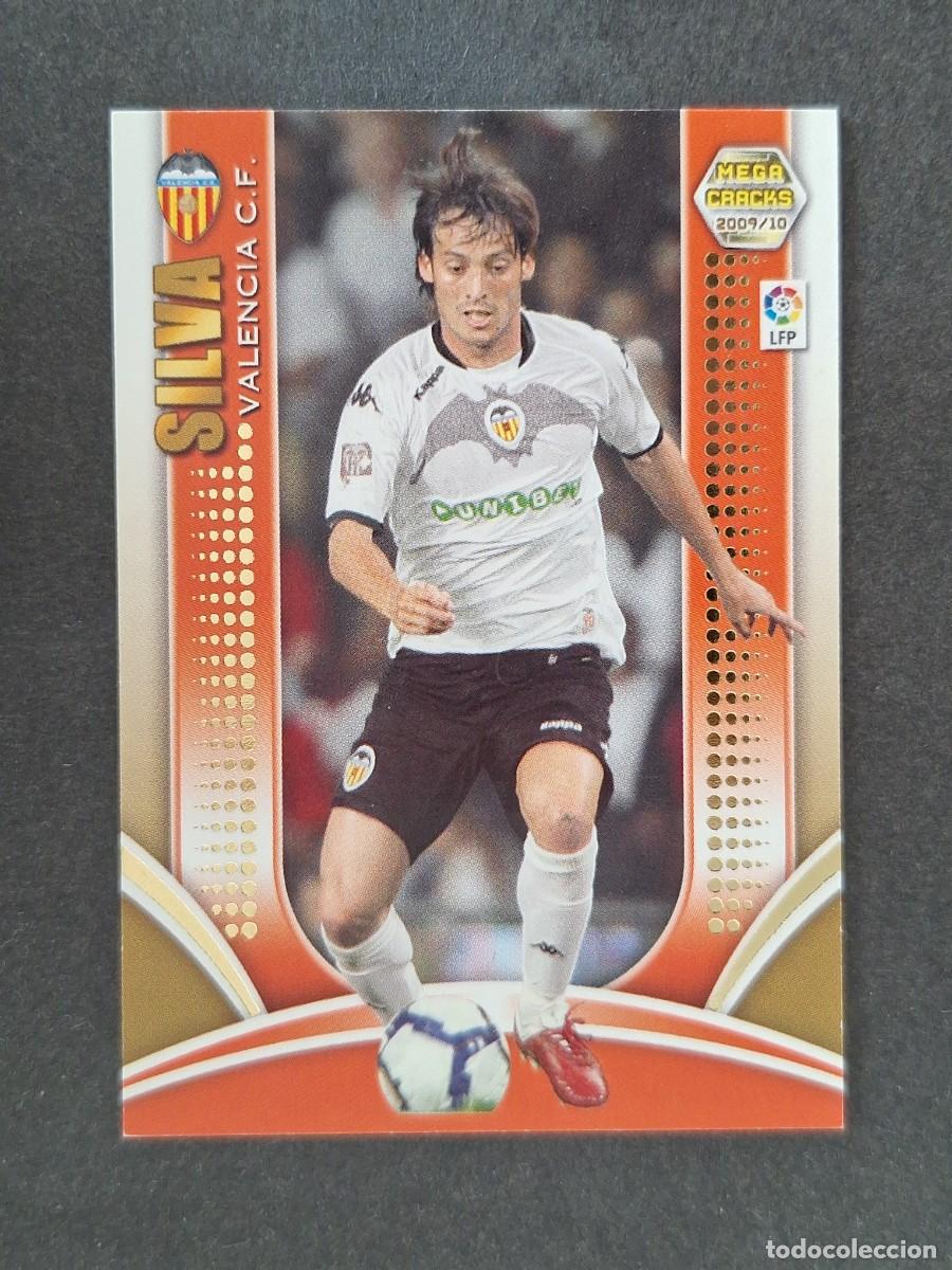 Cromos de f&uacute;tbol: L2 SILVA VALENCIA C. F. SERIE ORO 286 PANINI MEGACRACKS 2009 2010 09 10