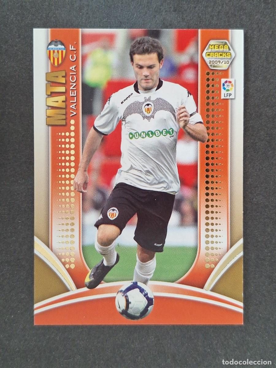 Cromos de f&uacute;tbol: L2 MATA VALENCIA C. F. SERIE ORO 287 PANINI MEGACRACKS 2009 2010 09 10