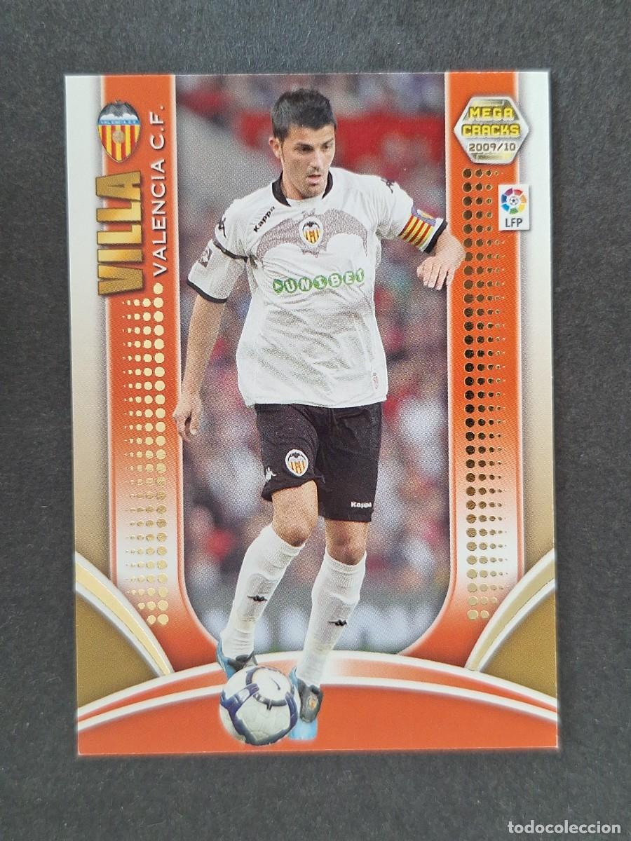 Cromos de f&uacute;tbol: L2 VILLA VALENCIA C. F. SERIE ORO 288 PANINI MEGACRACKS 2009 2010 09 10