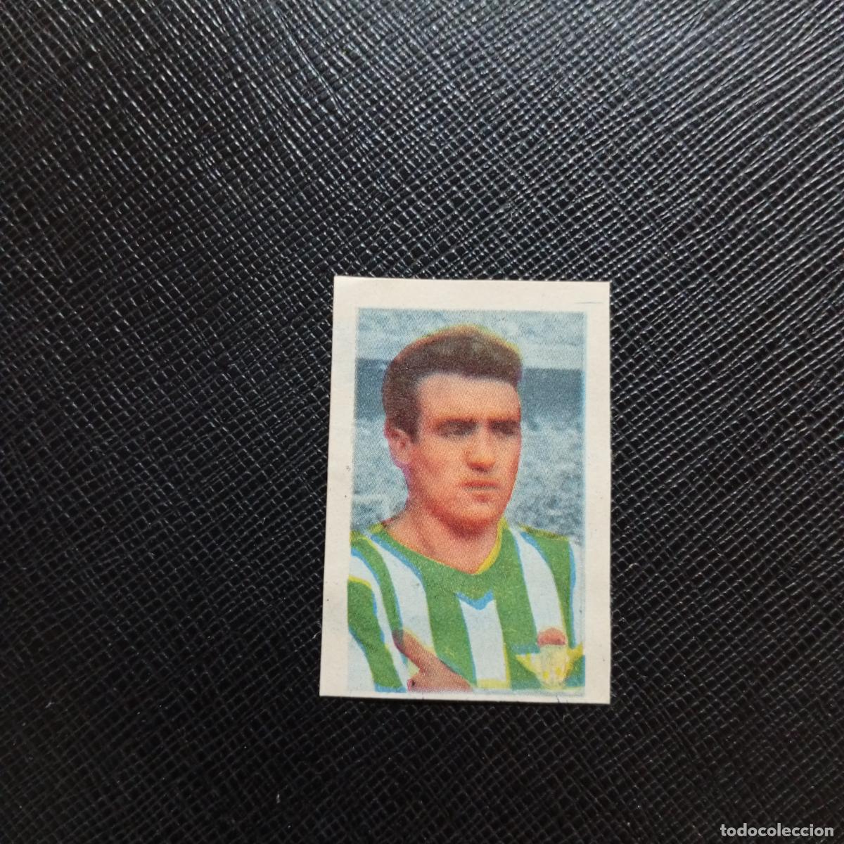 Cromos de f&uacute;tbol: 134 DEL SOL REAL BETIS RUIZ ROMERO CAMPEONATOS 1959 1960 59 60 - DESPEGADO - A122 PG1