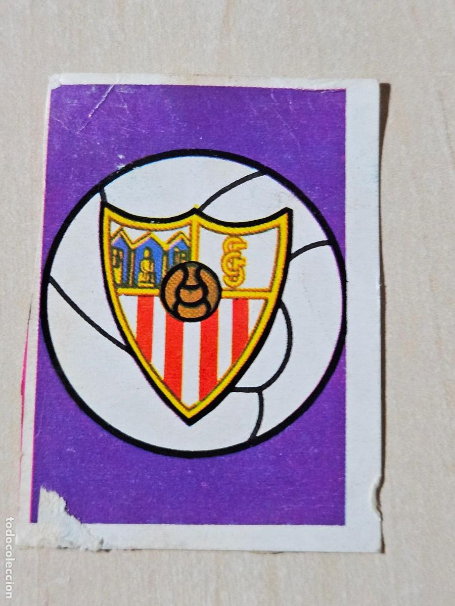 Cromos de f&uacute;tbol: N&ordm; 98 ESCUDO sevilla - Editorial Ruiz Romero 1971-1972, 71-72 - cromo recuperado