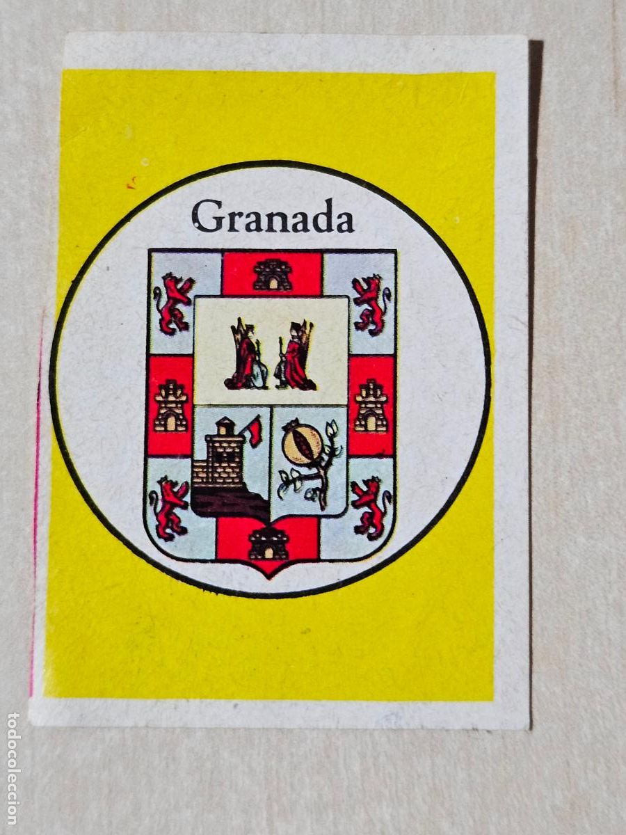 Cromos de f&uacute;tbol: N&ordm; 145 Emblema granada - Editorial Ruiz Romero 1971-1972, 71-72 - cromo recuperado